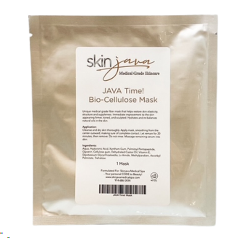 JAVA Time! Bio-Cellulose Mask